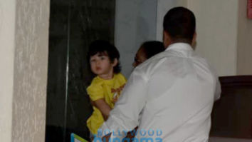 Taimur Ali Khan spotted at play school in Bandra