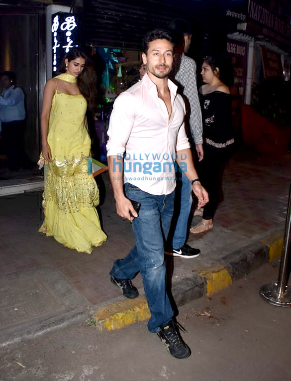 Tiger Shroff, Disha Patani and Athiya Shetty spotted at Bastian in Bandra Tiger Shroff, Disha Patani and Athiya Shetty spotted at Bastian in Bandra