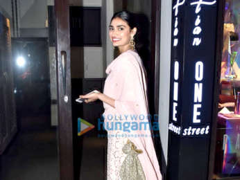 Tiger Shroff, Disha Patani and Athiya Shetty spotted at Bastian in Bandra