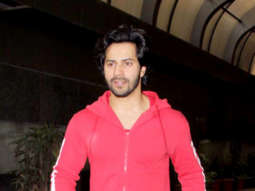 Varun Dhawan snapped at the gym