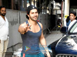 Varun Dhawan spotted at a dance class in Andheri