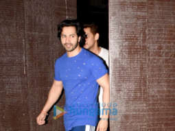 Varun Dhawan spotted at a gym in Bandra