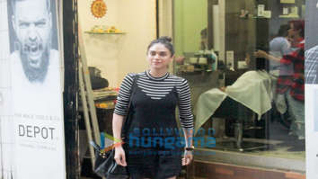 Aditi Rao Hydari snapped at a salon in Bandra