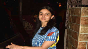 Alia Bhatt spotted at a recording studio in Bandra