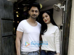 Amrita Rao and husband RJ Anmol snapped at Out Of The Blue