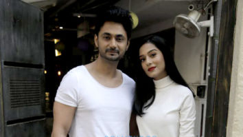 Amrita Rao and husband RJ Anmol snapped at Out Of The Blue