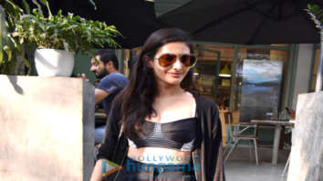 Amyra Dastur snapped at The Kitchen Garden in Bandra