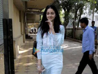 Ananya Pandey spotted after salon session in Bandra