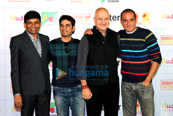 anupam kher akshaye khanna and others snapped at the trailer launch of the accidental prime minister 3
