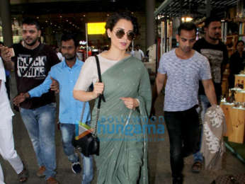 Athiya Shetty and Kangana Ranaut snapped at the airport