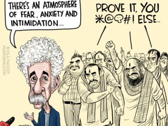 Bollywood Toons: Naseeruddin Shah sparks off controversy over mob violence comment