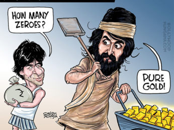 Bollywood Toons: Shah Rukh Khan’s Zero beaten at the box office by Yash’s KGF Bollywood Toons: Shah Rukh Khan’s Zero beaten at the box office by Yash’s KGF