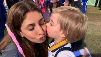 CANDY CRUSH! Shweta Bachchan gets KISSY from little Yash Johar in this adorable pic