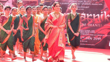 CHECK OUT: Kangana Ranaut’s makes a grand entry at the trailer launch of Manikarnika – The Queen Of Jhansi
