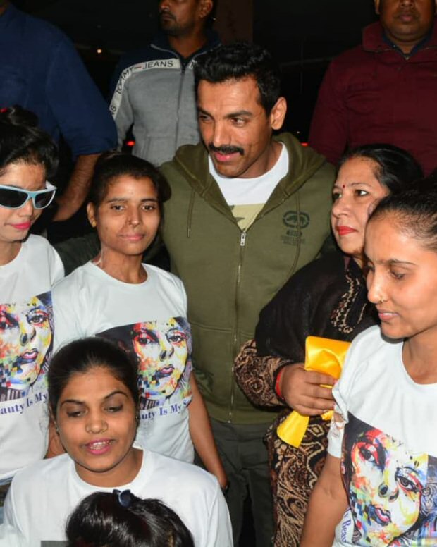 Check out John Abraham meets up with acid attack survivors in Lucknow