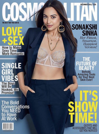 Sonakshi Sinha On The Cover Of Cosmopolitan, Dec 2018