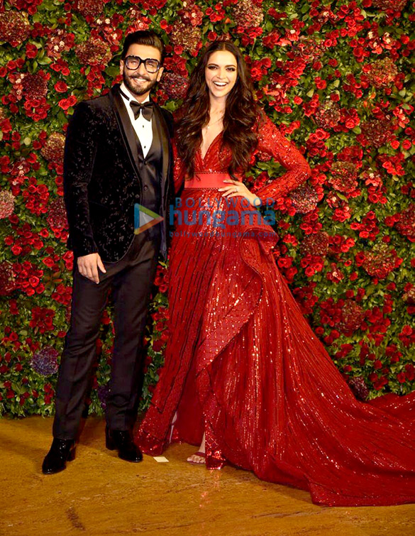 deepika padukone and ranveer singh grace their mumbai reception 5