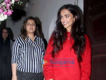 Deepika Padukone snapped at Krome Studio in Bandra