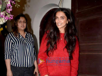 Deepika Padukone snapped at Krome Studio in Bandra