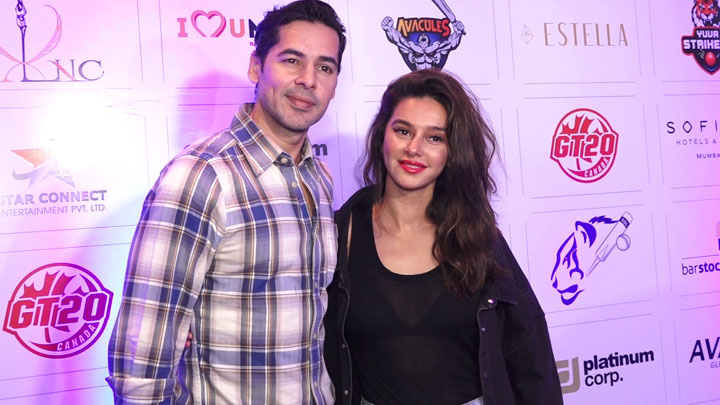 Dino Morea at auction of Super Star Cricket T-8 League 2018