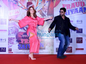 Elli AvrRam and Arshad Warsi at the song launch of ‘Chamma Chamma’ from ‘Fraud Saiyaan’