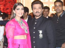 Evergreen Anil Kapoor & daughter Sonam Kapoor at Isha Ambani- Anand Piramal’s grand Wedding Celebrations