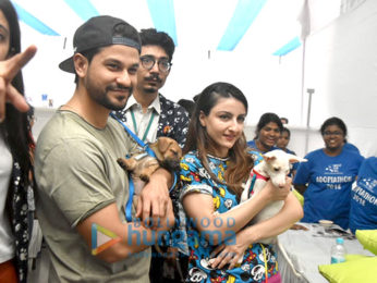 Farah Khan and Krishna Shroff and others at St Teresa Boys School for World Pet Adoption 2018