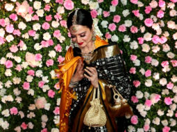 Film actress Rekha spotted at Kapil-Ginni Weddiing Reception