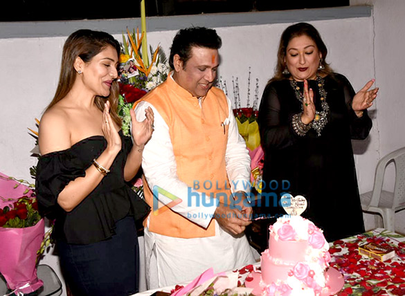 govinda snapped with wife and daughter on his birthday 4