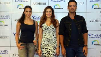 Gul Panag snapped at Yasmin Karachiwala’s pilates studio opening in Lokhandwala