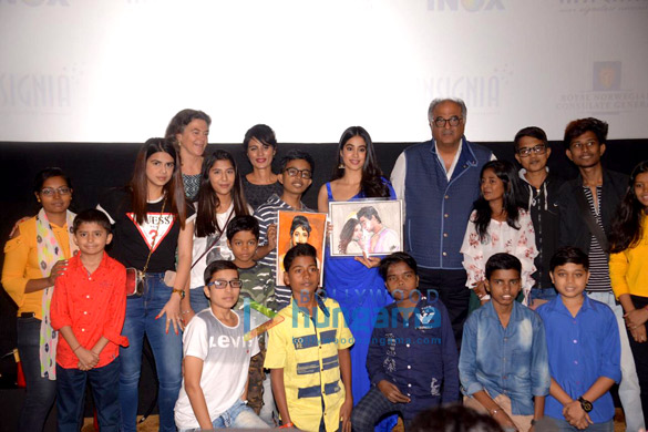 janhvi kapoor and boney kapoor snapped during felicitation at royal consulate of norway 4