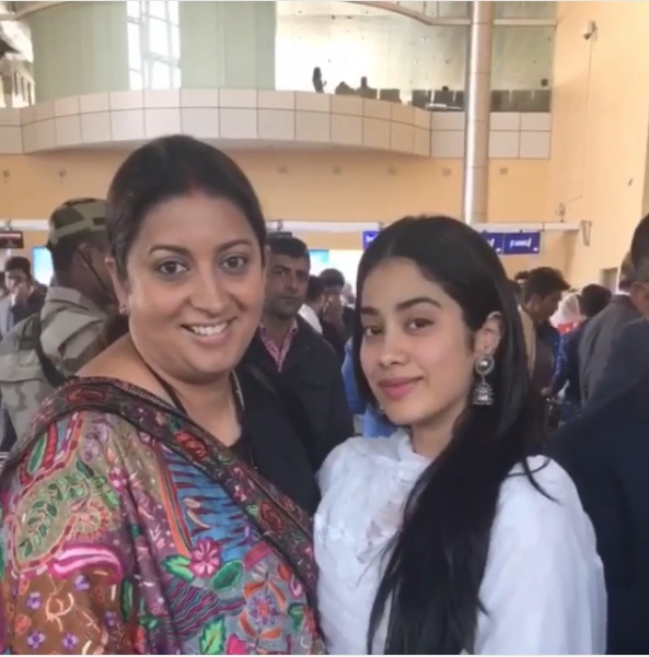 Janhvi Kapoor calls Smriti Irani ‘aunty’, latter has ‘someone shoot me ...