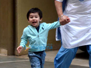 Kareena Kapoor Khan and Taimur Ali Khan snapped at his playschool in Bandra
