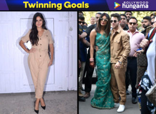 Wowza! Did Nick Jonas and Katrina Kaif twin in khaki and give us the perfect winter outfit?