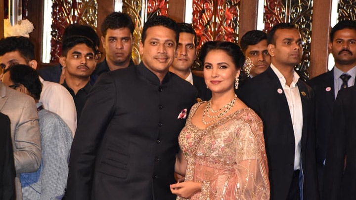 Lara Dutta & Mahesh Bhupathi at Isha Ambani- Anand Piramal’s grand Wedding Celebrations
