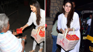 MUST WATCH: Sara Ali Khan SERVING Food at Shani Mandir, Juhu