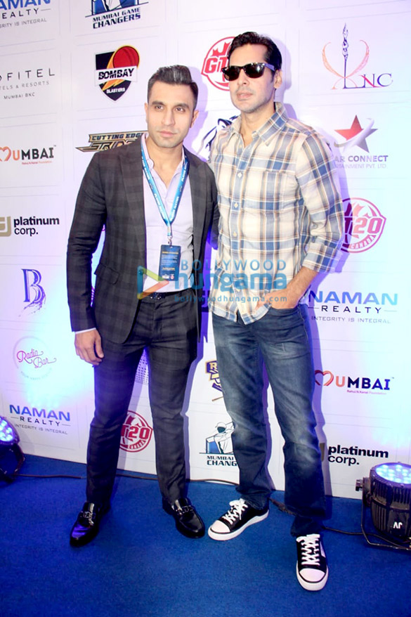 mandana karimi and dino morea snapped at super star league event 4