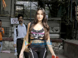 Nora Fatehi snapped at Juhu