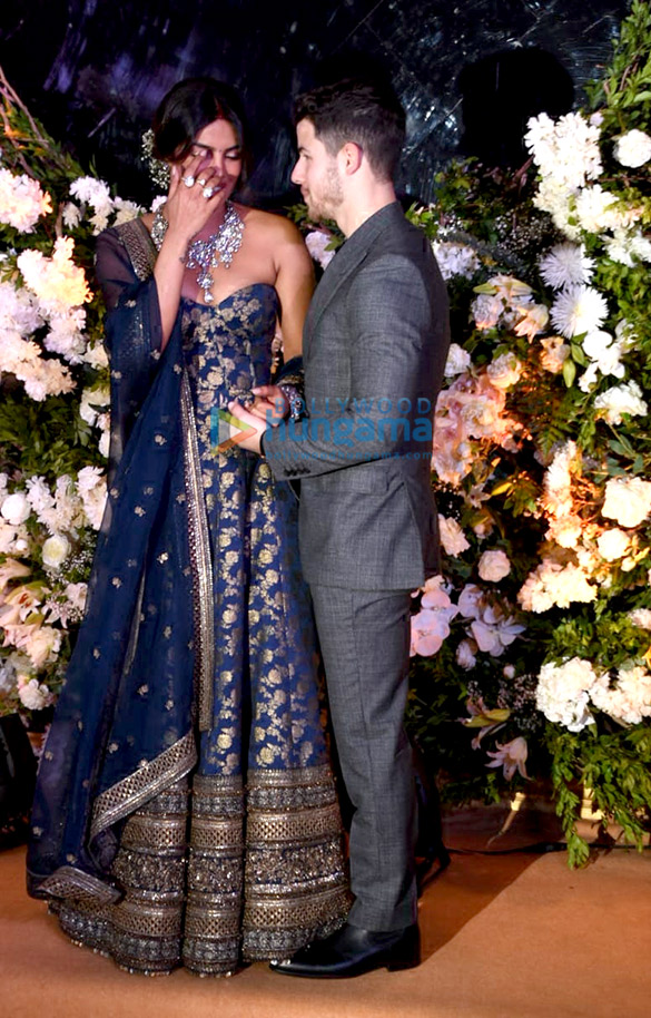 priyanka chopra and nick jonas arrive at their wedding reception at jw marriott in mumbai 3