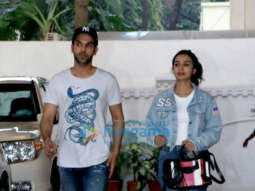 Rajkummar Rao and Patralekha spotted in Juhu