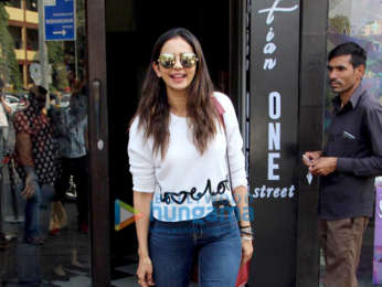 Rakul Preet Singh spotted at Bastian in Bandra