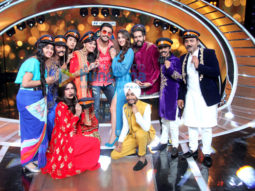 Ranveer Singh and Sara Ali Khan snapped on the sets of Sa Re Ga Ma for Simmba promotions