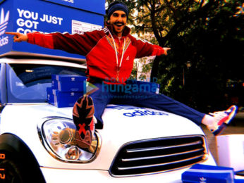Ranveer Singh snapped for Adidas shoot at Yash Raj studios