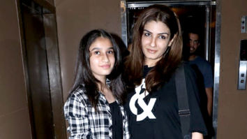 Raveena Tandon snapped with family at Juhu, PVR
