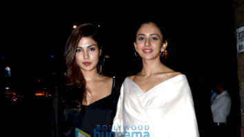 Rhea Chakraborty, Rakul Preet Singh and Varun Mitra spotted at Soho House in Juhu