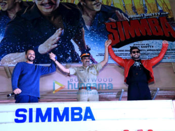 Rohit Shetty, Ranveer Singh snapped at Gaiety Theatre, in Bandra