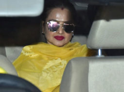 SPOTTED: Rekha at Juhu Cineyog office