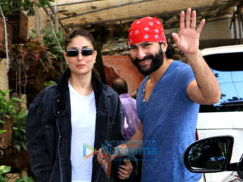 Saif Ali Khan and Kareena Kapoor Khan snapped at Sunny Super Sound in Juhu