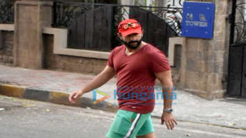Saif Ali Khan and Taimur Ali Khan spotted in Bandra