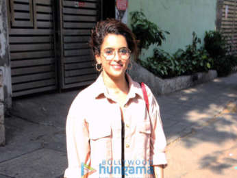 Sanya Malhotra spotted in Bandra